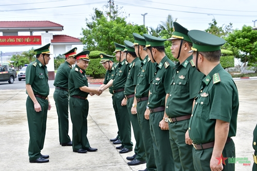 Tổng Cục Chính trị kiểm tra tại Bộ chỉ huy Bộ đội Biên phòng tỉnh Bạc Liêu

